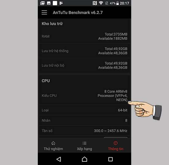 Thông tin cấu hình